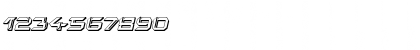 Download Final Front 3D Italic Italic Font Numeric Preview