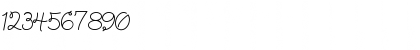 Download Doodle Swirl Regular Font Numeric Preview
