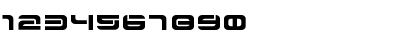 Download DOOMED Regular Font Numeric Preview