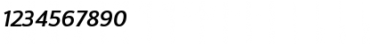 Download Doradani Semibold Italic Font Numeric Preview