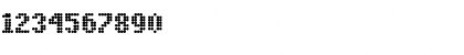 Download Dot Matrix Bold Font Numeric Preview