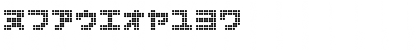 Download dot6282kana Regular Font Numeric Preview