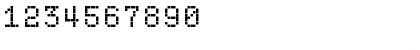 Download Dotf1 Regular Font Numeric Preview