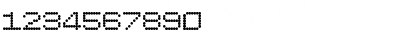 Download Dotimatrix 7 Regular Font Numeric Preview