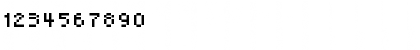 Download Dotphoria Regular Font Numeric Preview