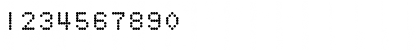 Download Dottie Regular Font Numeric Preview