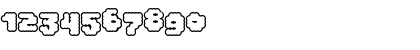 Download dottocrema Regular Font Numeric Preview