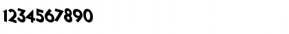 Download Down Regular Font Numeric Preview
