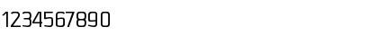 Download Downtempo Regular Font Numeric Preview