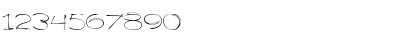 Download Dragline BTN Lt Regular Font Numeric Preview