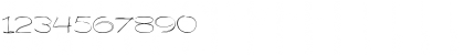 Download Dragline BTN Th Regular Font Numeric Preview