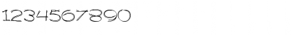 Download Dragline BTN Regular Font Numeric Preview