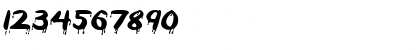 Download DripsExtended Italic Font Numeric Preview