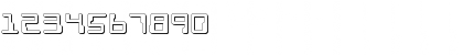 Download Droid Lover 3D Expanded Expanded Font Numeric Preview