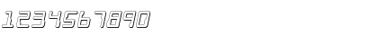 Download Droid Lover 3D Italic Italic Font Numeric Preview