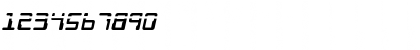 Download Droid Lover Laser Italic Italic Font Numeric Preview
