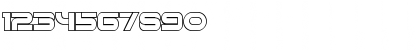 Download Forvertz 3D Regular Font Numeric Preview