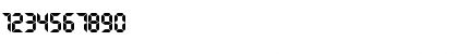 Download DS Crystal Regular Font Numeric Preview