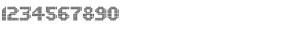 Download DS Dots Medium Font Numeric Preview