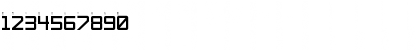 Download DS GS55 Regular Font Numeric Preview