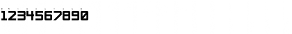 Download DS GS65 Regular Font Numeric Preview