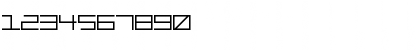 Download DS SQR45 Regular Font Numeric Preview