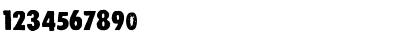 Download DS Stamper Regular Font Numeric Preview