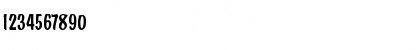 Download DTC Brody M00 Regular Font Numeric Preview