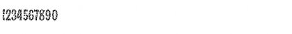 Download DTC Brody M30 Regular Font Numeric Preview