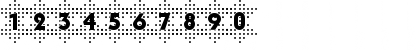 Download DTCPlazaM47 Regular Font Numeric Preview