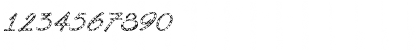 Download DTCVanDijkM10 Regular Font Numeric Preview
