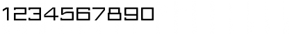 Download FuturBlock Regular Font Numeric Preview