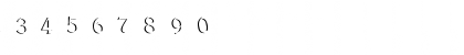 Download DundalkEmbossed Normal Font Numeric Preview