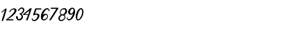 Download Gallant Regular Font Numeric Preview