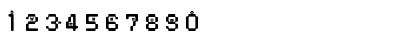 Download DustMonsters Medium Font Numeric Preview