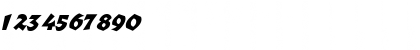 Download DustupSCapsSSK Italic Font Numeric Preview