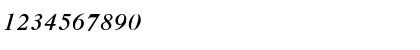 Download Dutch Italic Font Numeric Preview