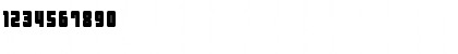 Download Dynomite Thin Regular Font Numeric Preview