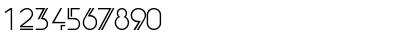 Download EdgeLine Normal Font Numeric Preview