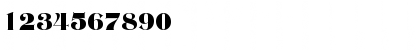 Download Edgware DB Regular Font Numeric Preview