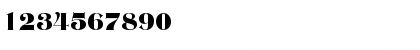 Download Edgware Regular Font Numeric Preview