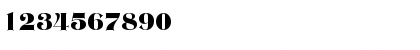 Download Edifice Regular Font Numeric Preview