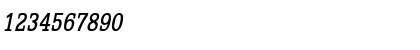 Download Eggo-Condensed Bold Italic Font Numeric Preview