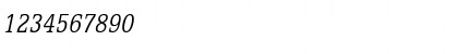 Download EggoCondensed Italic Font Numeric Preview