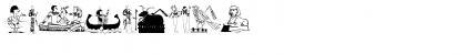 Download Egypticons Regular Font Numeric Preview