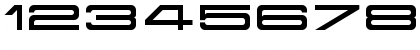 Download Grandissimo Regular Font Numeric Preview