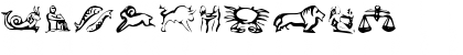 Download Eileens Little Zodiac Font Numeric Preview