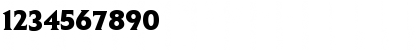 Download Elan Black Regular Font Numeric Preview