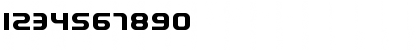 Download Electrofied Regular Font Numeric Preview