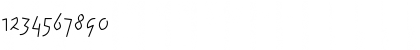 Download ElektrixLightOldstyle Regular Font Numeric Preview